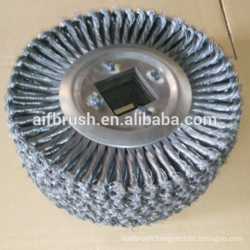 China manufacture 2016 special railway Knotted Wire Wheels brush